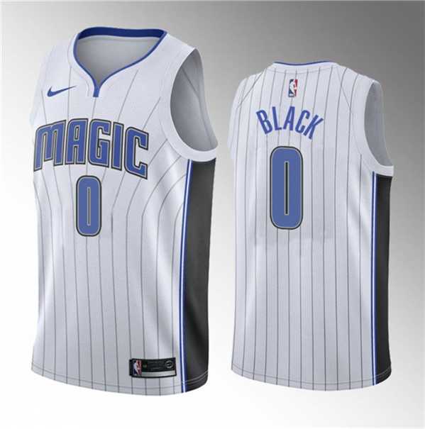 Men%27s Orlando Magic #0 Anthony Black White 2022-23 Association Edition Stitched Basketball Jersey->oklahoma city thunder->NBA Jersey